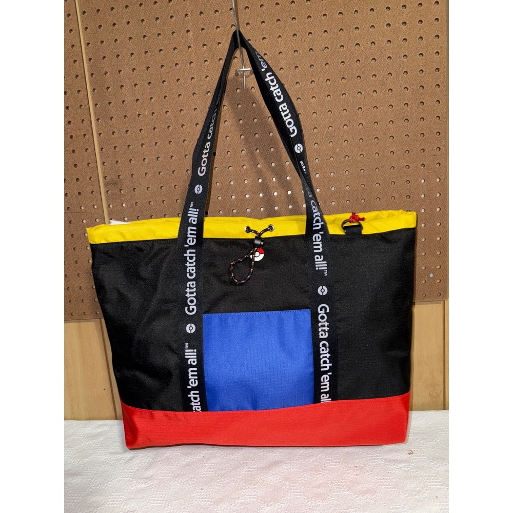 Pokemon Gotta Catch Em All Tote Bag Target Exclusive Colorblock Cinch NWT